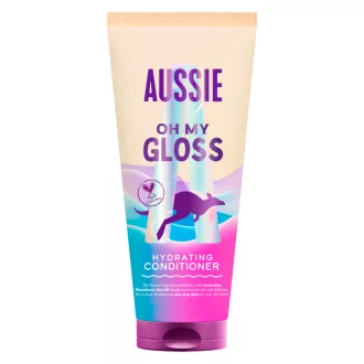   Aussie Oh My Gloss Hidratáló Balzsam 200ml. Puhává és Selymessé Varázsolja a Száraz Hajat
