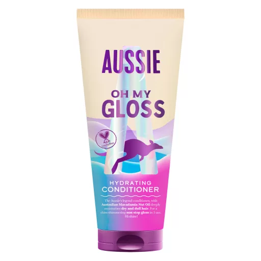 Aussie Oh My Gloss Hidratáló Balzsam 200ml. Puhává és Selymessé Varázsolja a Száraz Hajat