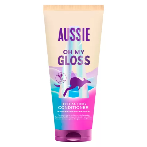 Aussie Oh My Gloss Hidratáló Balzsam 200ml. Puhává és Selymessé Varázsolja a Száraz Hajat
