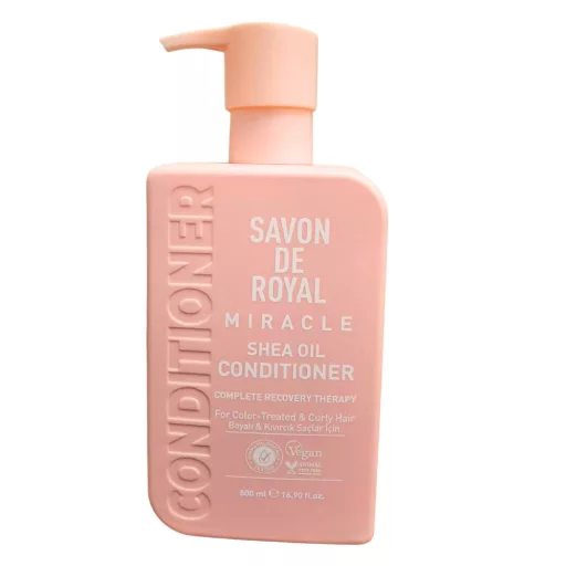 Savon De Royal balzsam 500ml shea olaj festett és göndör hajra vegán