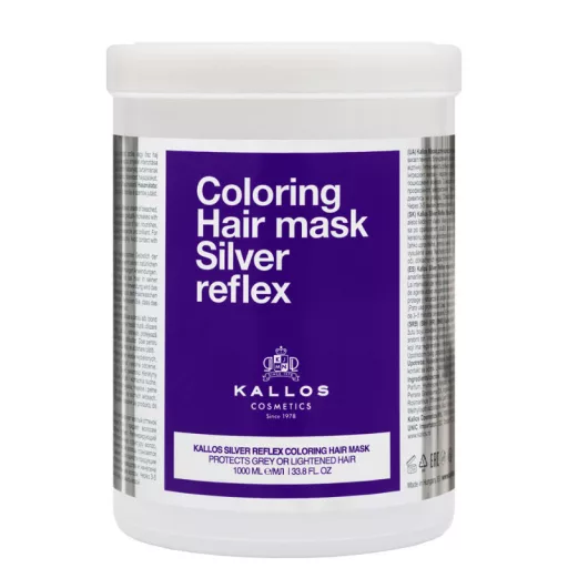 Kallos hajpakolás 1000ml silver reflex