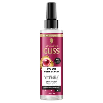  Gliss Color Perfector Express Repair hajbalzsam hyaluronnal + vörösáfonya-kivonattal 200 ml
