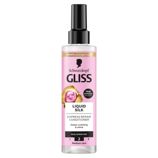 Schwarzkopf Gliss Liquid Silk Express Repair hajbalzsam ceramidokkal + selyemmel 200 ml