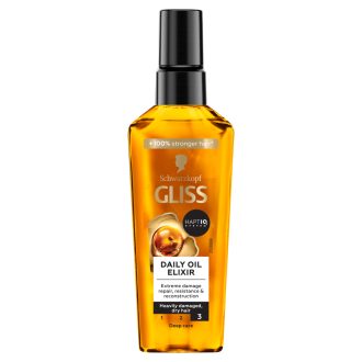   Gliss Daily Oil Elixir hajolaj, erősen sérült, száraz hajra 75 ml 