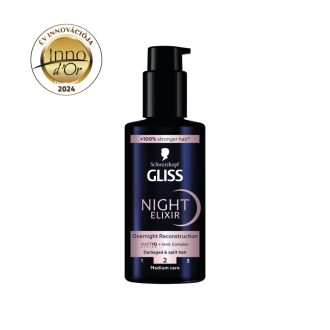  Gliss hajpakolás 100ml sérült és töredezett hajra éjszakai