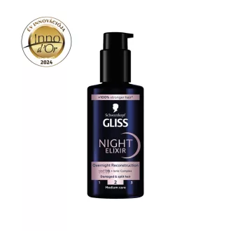   Gliss hajpakolás 100ml sérült és töredezett hajra éjszakai