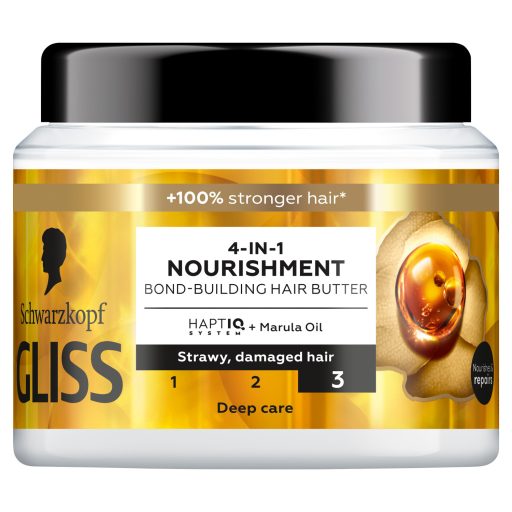 Gliss 4 az 1-ben tápláló hajmaszk 400 ml
