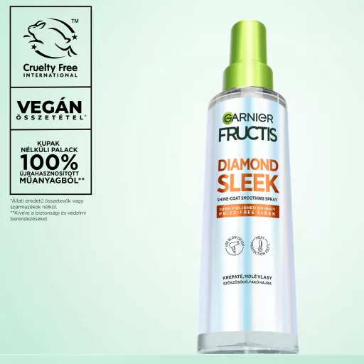 Garnier Fructis hajápoló spray 150ml Keratin Sleek Diamond vegán