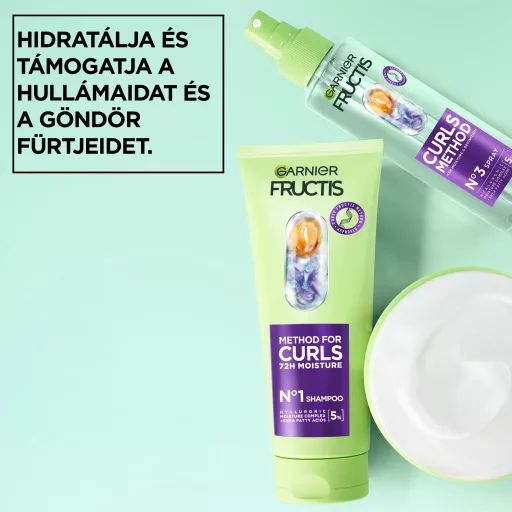 Garnier Fructis hajápoló spray 150ml Hidratáló száraz és göndör hajra