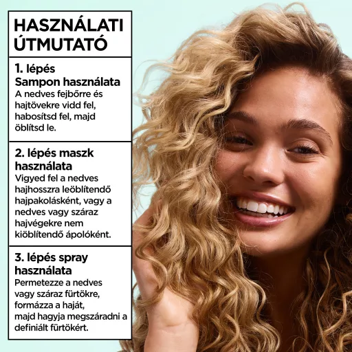 Garnier Fructis hajápoló spray 150ml Hidratáló száraz és göndör hajra