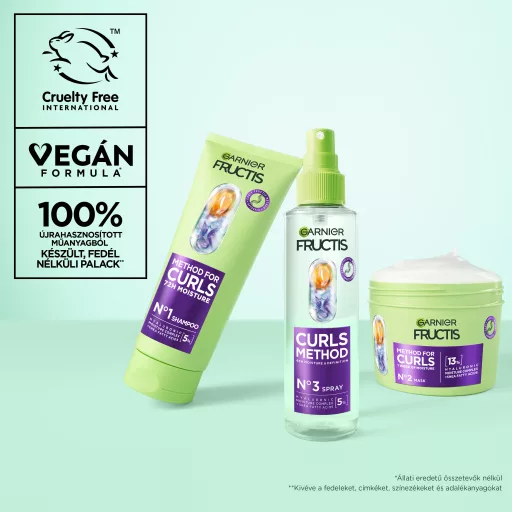 Garnier Fructis hajápoló spray 150ml Hidratáló száraz és göndör hajra
