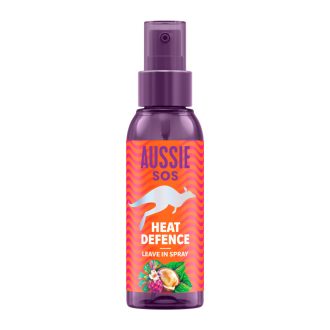   Aussie SOS Heat Defence hajon hagyható Spray 100ml Hővédelemre és 100 Órás Hidratálásra