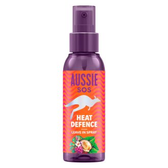   Aussie SOS Heat Defence hajon hagyható Spray 100ml Hővédelemre és 100 Órás Hidratálásra