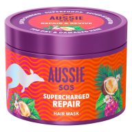   Aussie SOS Supercharged Repair Hajpakolás Rendkívül Száraz és Károsodott Hajra