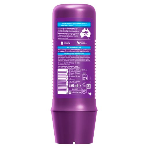 Aussie SOS 1 Minute Miracle Colour Mentő Pakolás 250ml Száraz, Festett Haj Táplálására