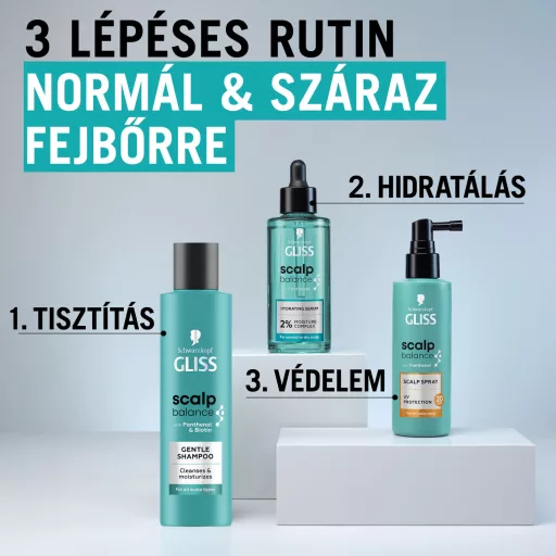 Gliss Scalp Balance hidratáló fejbőrszérum normál & száraz fejbőrre 100 ml