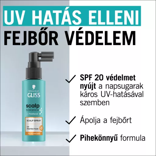 Gliss Scalp Balance fejbőr ápoló spray minden fejbőr típusra 100 m