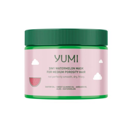 Yumi hajmaszk 300ml 3in1 görögdinnyés (közepes porozitású hajra)