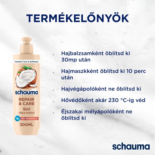 Schauma hajpakolás 300ml regeneráló