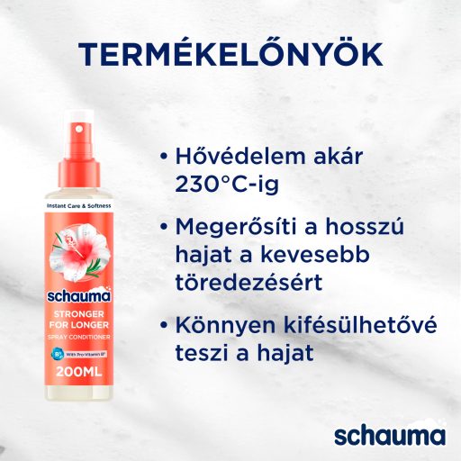 Schauma fújós hajbalzsam hibiszkusszal & rozmaringgal hosszú és erősítést igénylő hajra 200 ml