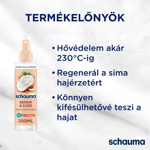 Schauma Repair & Care fújós hajkondicionáló 200 ml