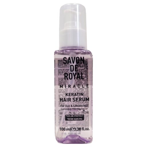 Savon De Royal Miracle hajszérum 100ml keratin + UV-védelem vegán