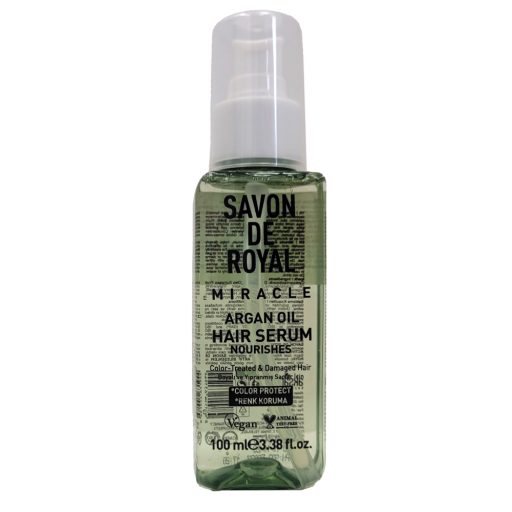 Savon De Royal Miracle hajszérum 100ml argan olajos + UV-védelem vegán