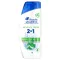 Head & Shoulders Menthol Fresh 2in1 korpásodás elleni sampon 400ml. Frissítő mentolillat