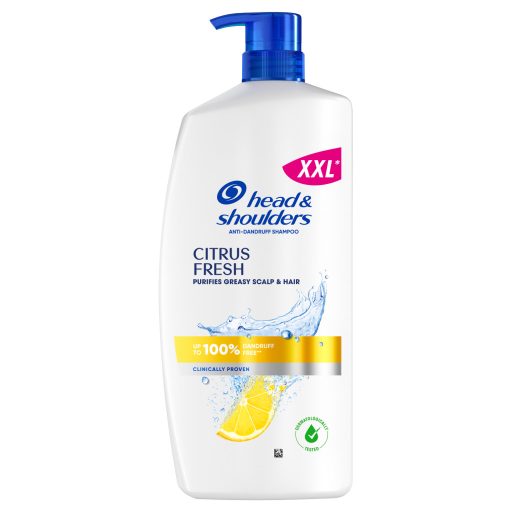 Head & Shoulders Citrus Fresh korpa elleni sampon zsíros hajra 800ml pumpás. Naponta