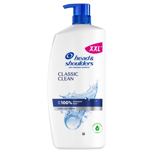Head & Shoulders Classic Clean korpásodás elleni sampon 800ml pumpás, napi használatra