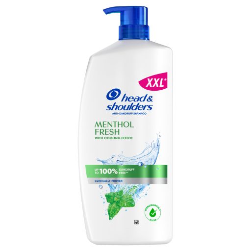 Head & Shoulders Menthol Fresh korpásodás elleni sampon 800ml pumpás napi használatra