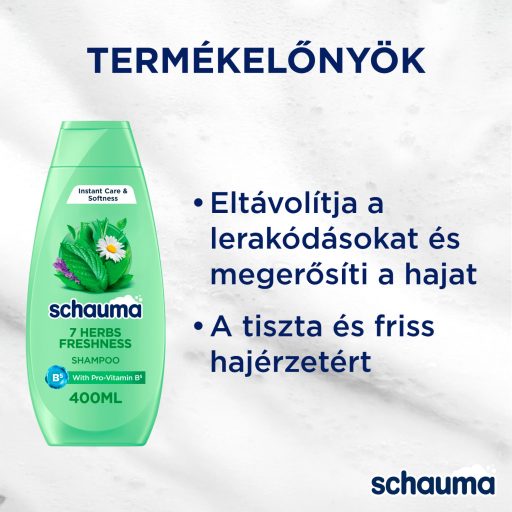 Schauma 7 gyógynövény sampon 400 ml