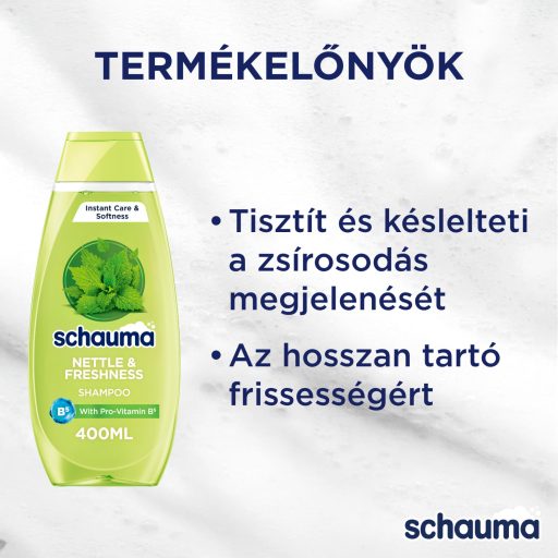 Schauma sampon 400ml Frissítő Csalán