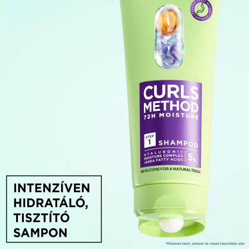 Garnier Fructis sampon 200ml Hidratáló száraz és göndör hajra