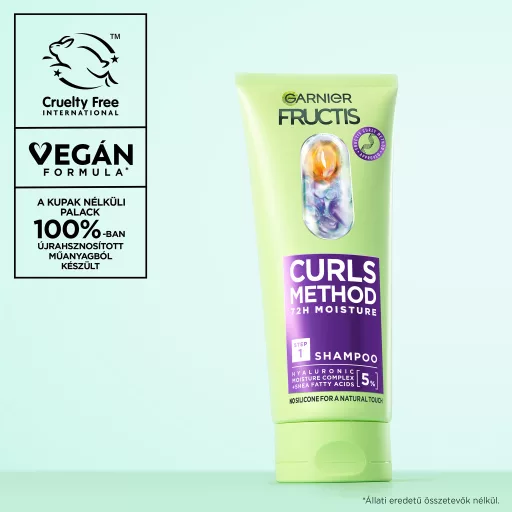 Garnier Fructis sampon 200ml Hidratáló száraz és göndör hajra