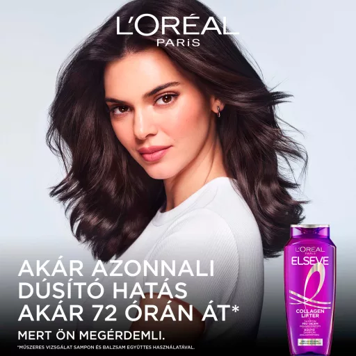 L'Oréal Paris Collagen Lifter dúsító sampon vékonyszálú, lelapuló a hajra 250 ml