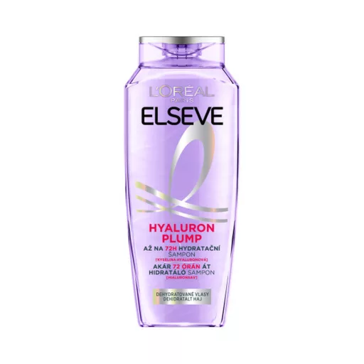 L'Oréal Paris Elseve Hyaluron Plump akár 72 órán át hidratáló sampon hialuronsavval, 400 ml