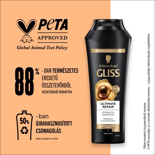 Gliss Ultimate Repair sampon 400 ml