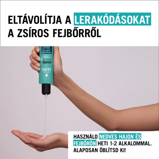 Gliss Scalp Balance mélytisztító sampon lerakódások ellen & zsíros fejbőrre 200 ml