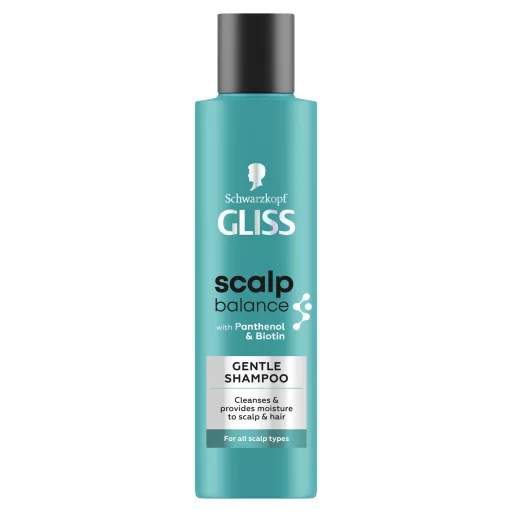 Gliss Scalp Balance gyengéd tisztító sampon panthenollal + biotinnal, minden fejbőrtípusra 200 ml