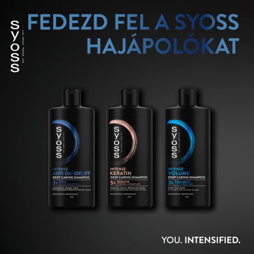 Syoss Intenzív Korpásodás elleni mélyápoló sampon 440 ml