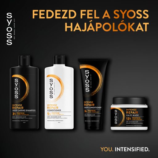 Syoss Intenzív Regeneráló mélyápoló sampon 440 ml