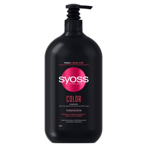 Syoss Color sampon festett vagy melírozott hajra kamélia virággal 750 ml