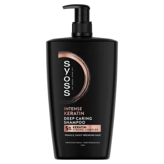   Syoss mélyápoló sampon 5% Keratin erős-komplex-szel, gyenge és töredezésre hajlamos hajra 1000 ml