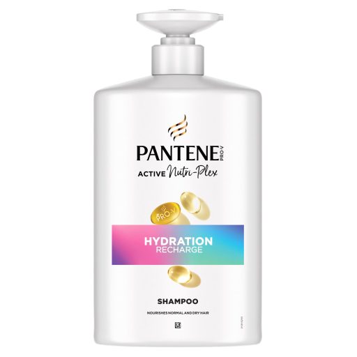 Pantene Pro-V Hydration Recharge Sampon 1000ml Pumpás Flakonban Normál és Száraz Hajra