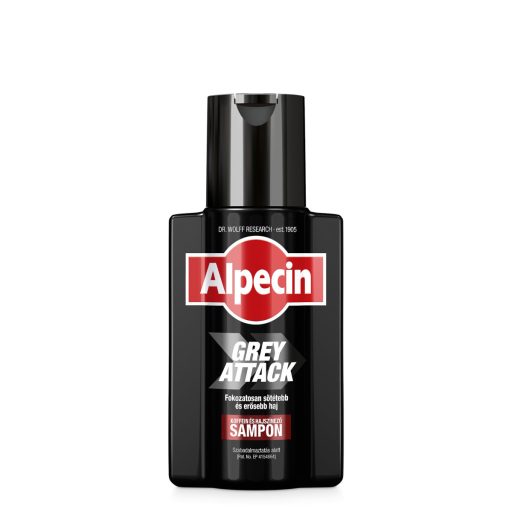 Alpecin sampon 200ml Grey Attack koffein és hajszínező