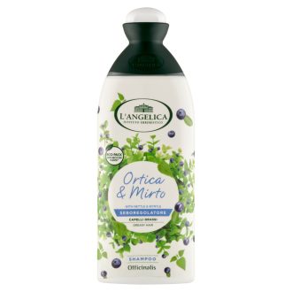   L'Angelica sampon 250ml zsíros hajra csalánnal és áfonyával mirtusz