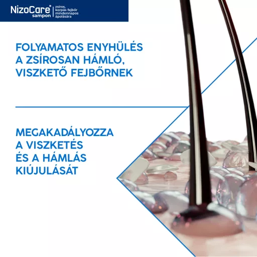 NizoCare sampon zsíros, korpás fejbőr mindennapos ápolására 200 ml