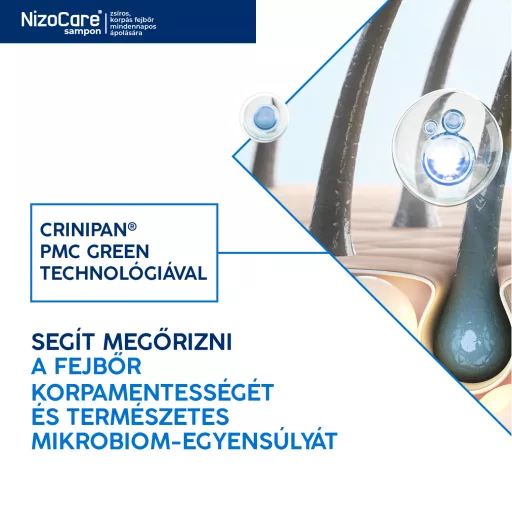 NizoCare sampon zsíros, korpás fejbőr mindennapos ápolására 200 ml