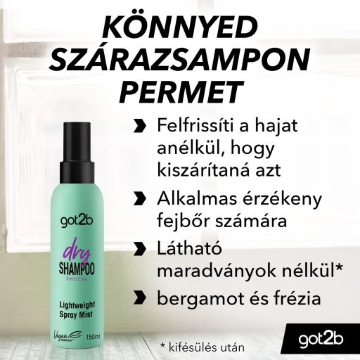 got2b könnyed szárazsampon permet 150 ml 